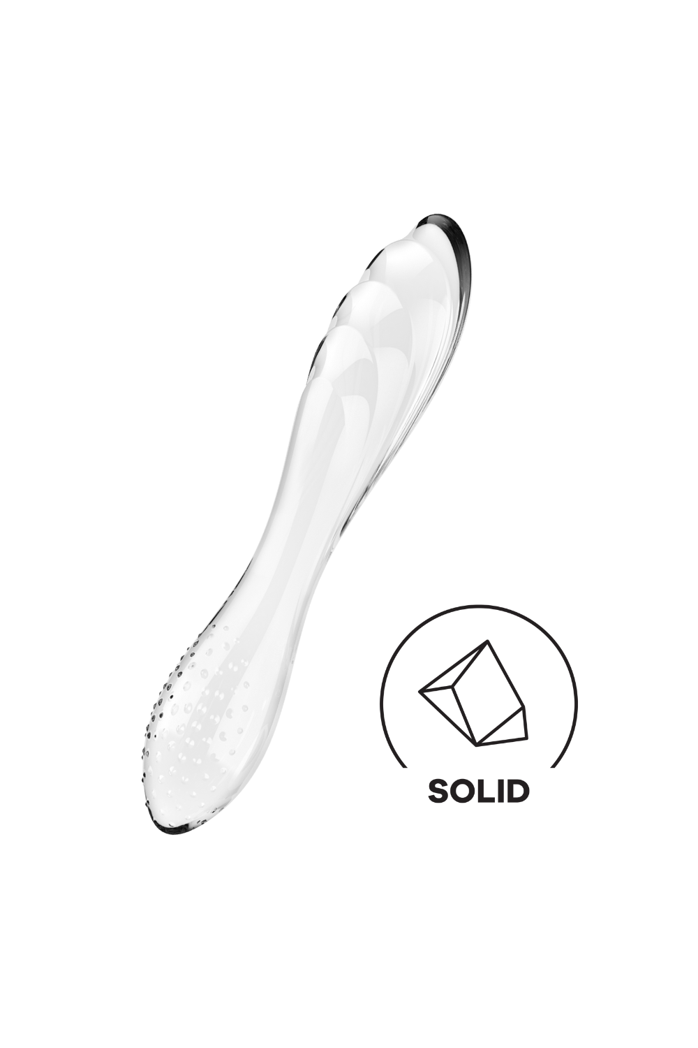 Gode en verre transparent haute qualité Dazzling Crystal 1 Satisfyer — Satisfyer, sélection SENVÉLYA