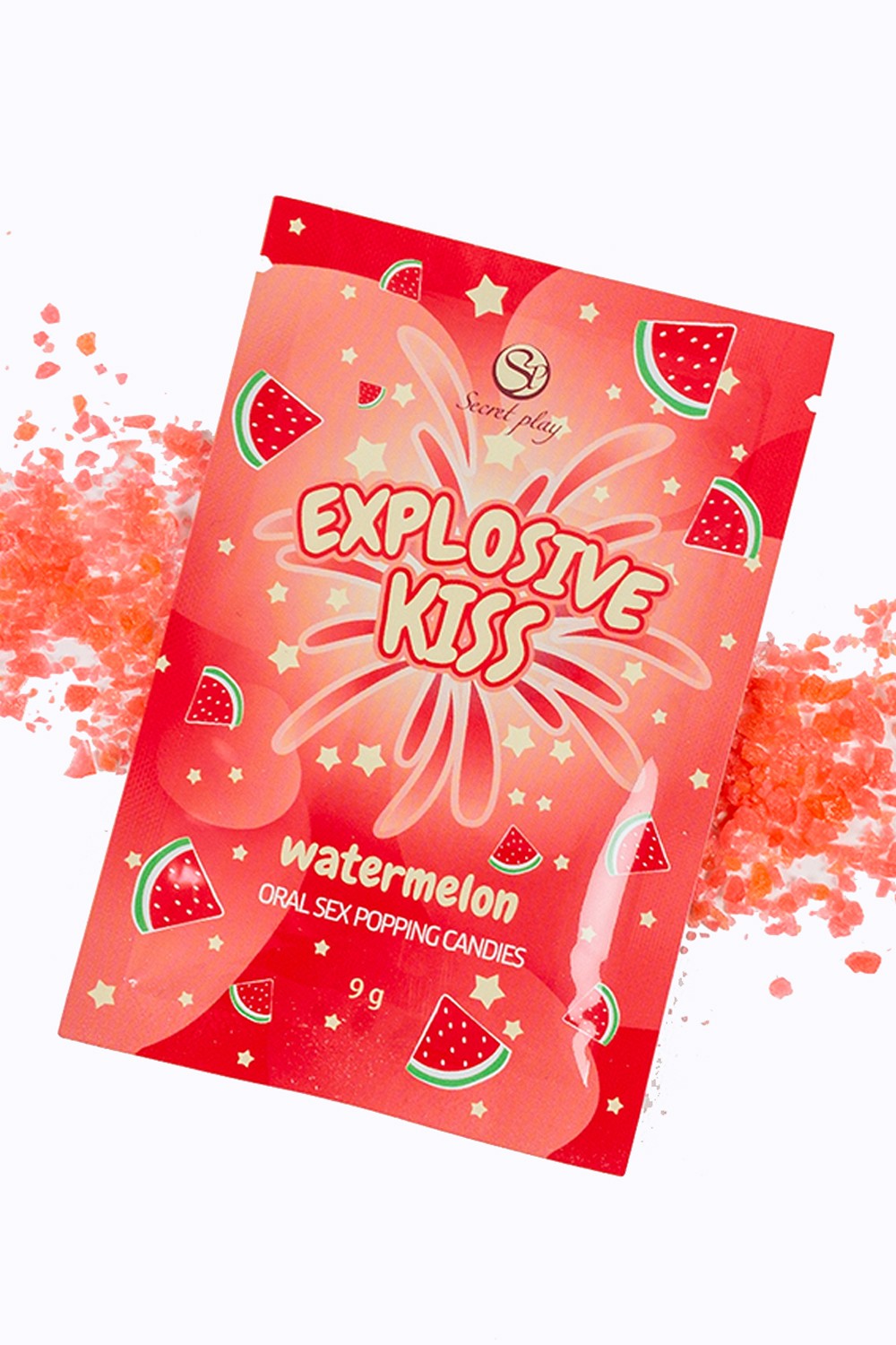 Bonbons pétillants à la pastèque spécial sexe oral — Secret Play, sélection SENVÉLYA