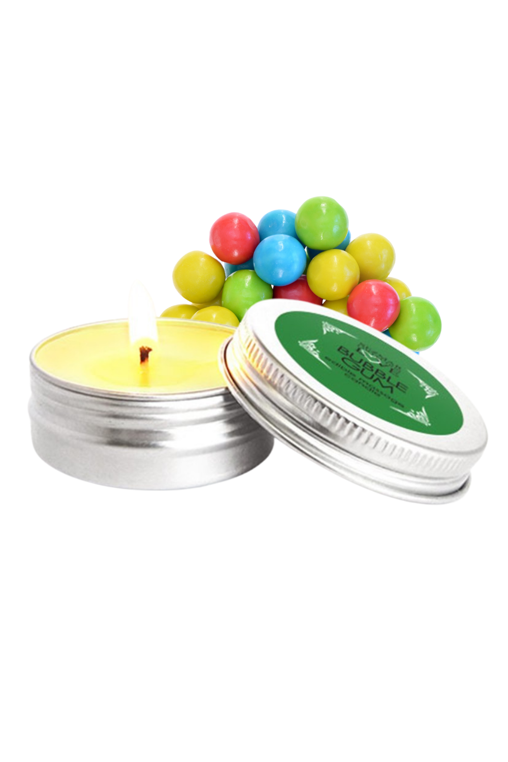 Mini Bougie de massage Bubble Gum 30ml 100% naturelle — Sezmar, sélection SENVÉLYA