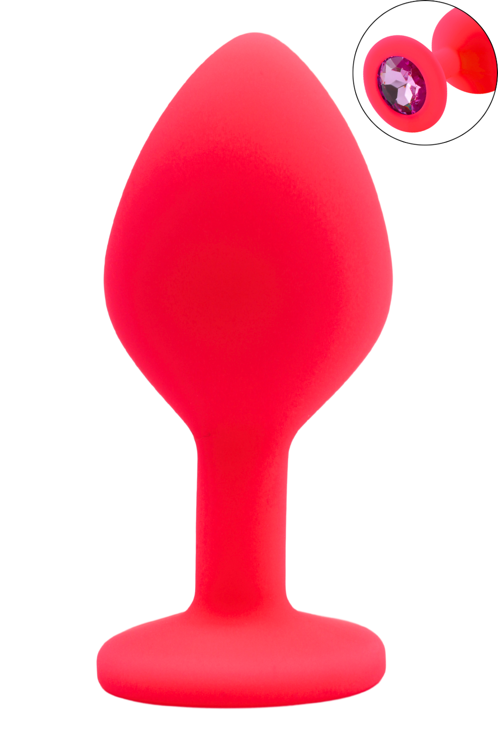Plug bijou rose Medium PINKY — Coeur Ardent, sélection SENVÉLYA