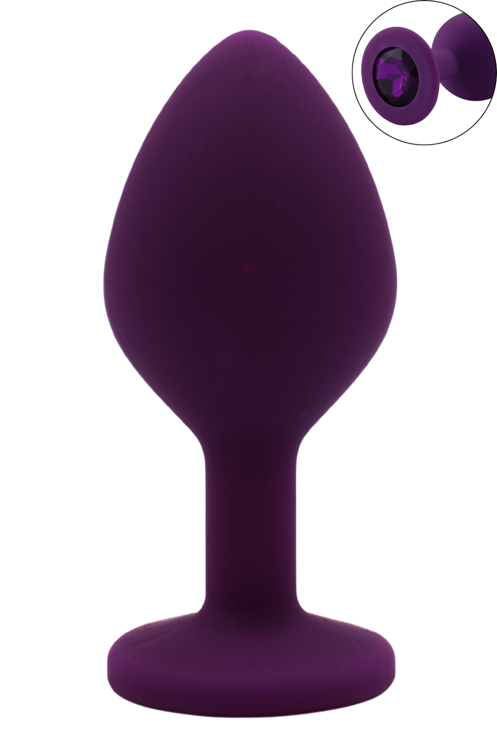 Plug bijou violet Medium PURPY — Coeur Ardent, sélection SENVÉLYA