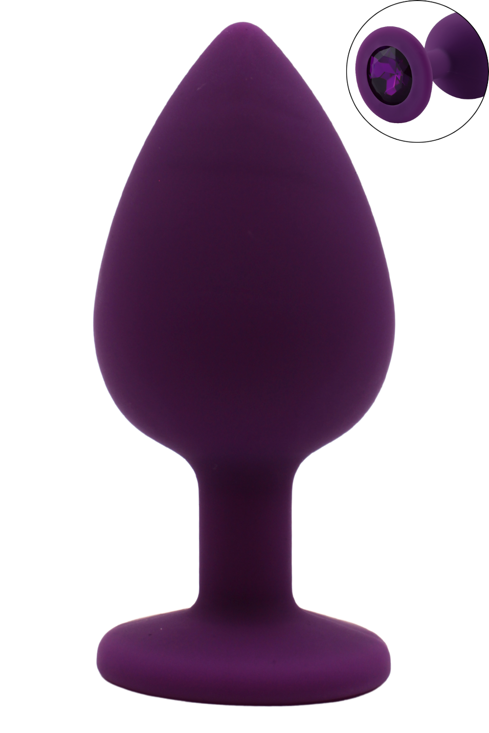 Plug bijou violet Large PURPY — Coeur Ardent, sélection SENVÉLYA