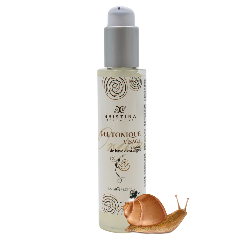 Gel tonique visage à la bave d'escargot 125ml — Hristina, sélection SENVÉLYA