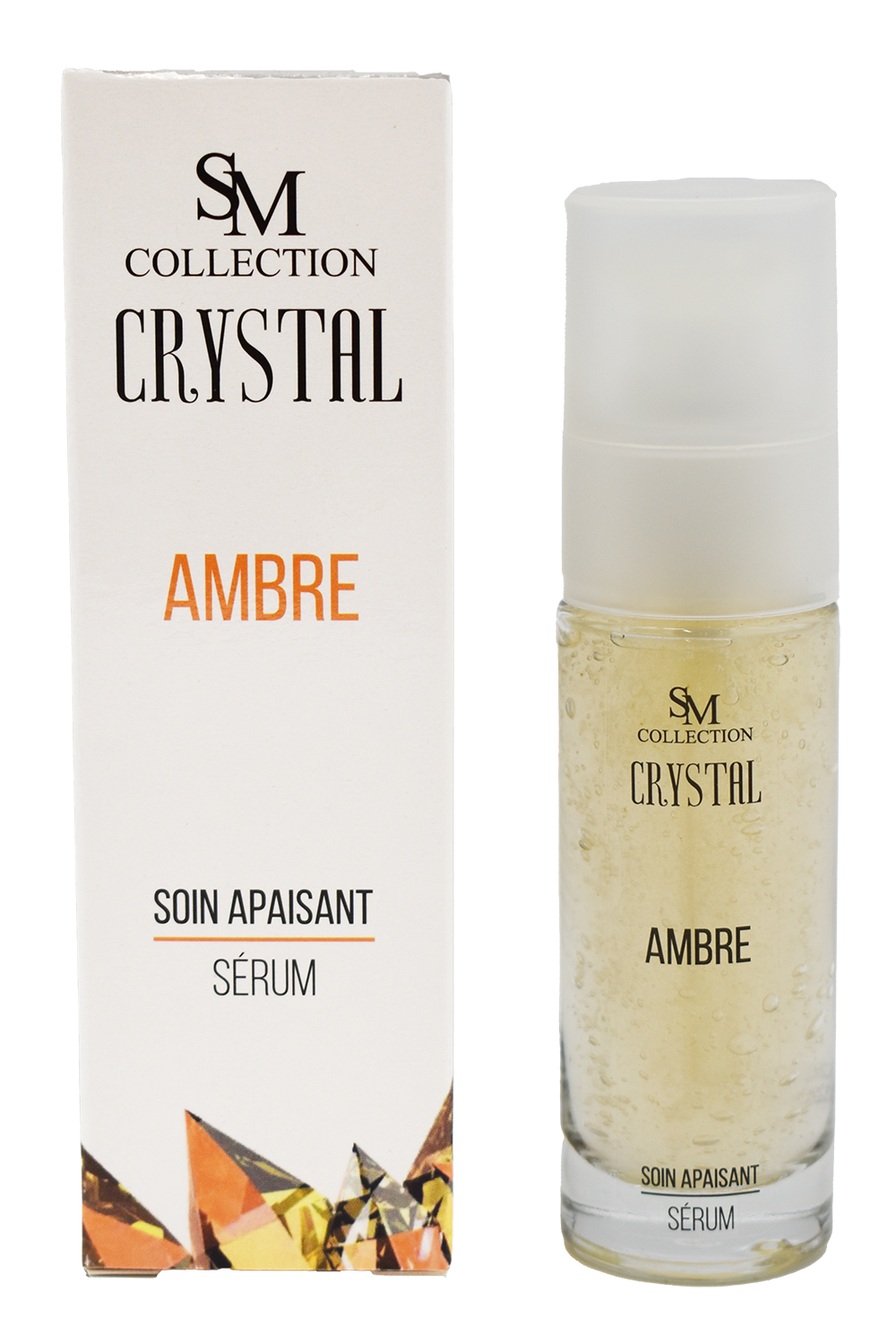 Sérum à la poudre d'ambre 30ml — SM collection CRYSTAL, sélection SENVÉLYA