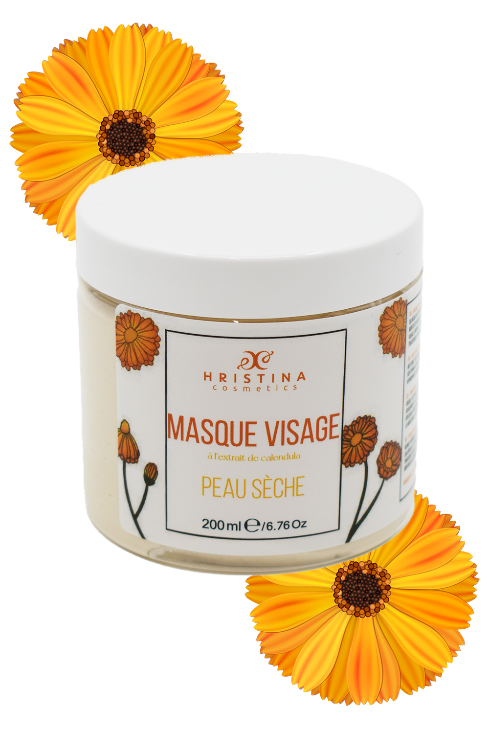 Masque visage - Peau sèche 200ml — Hristina, sélection SENVÉLYA