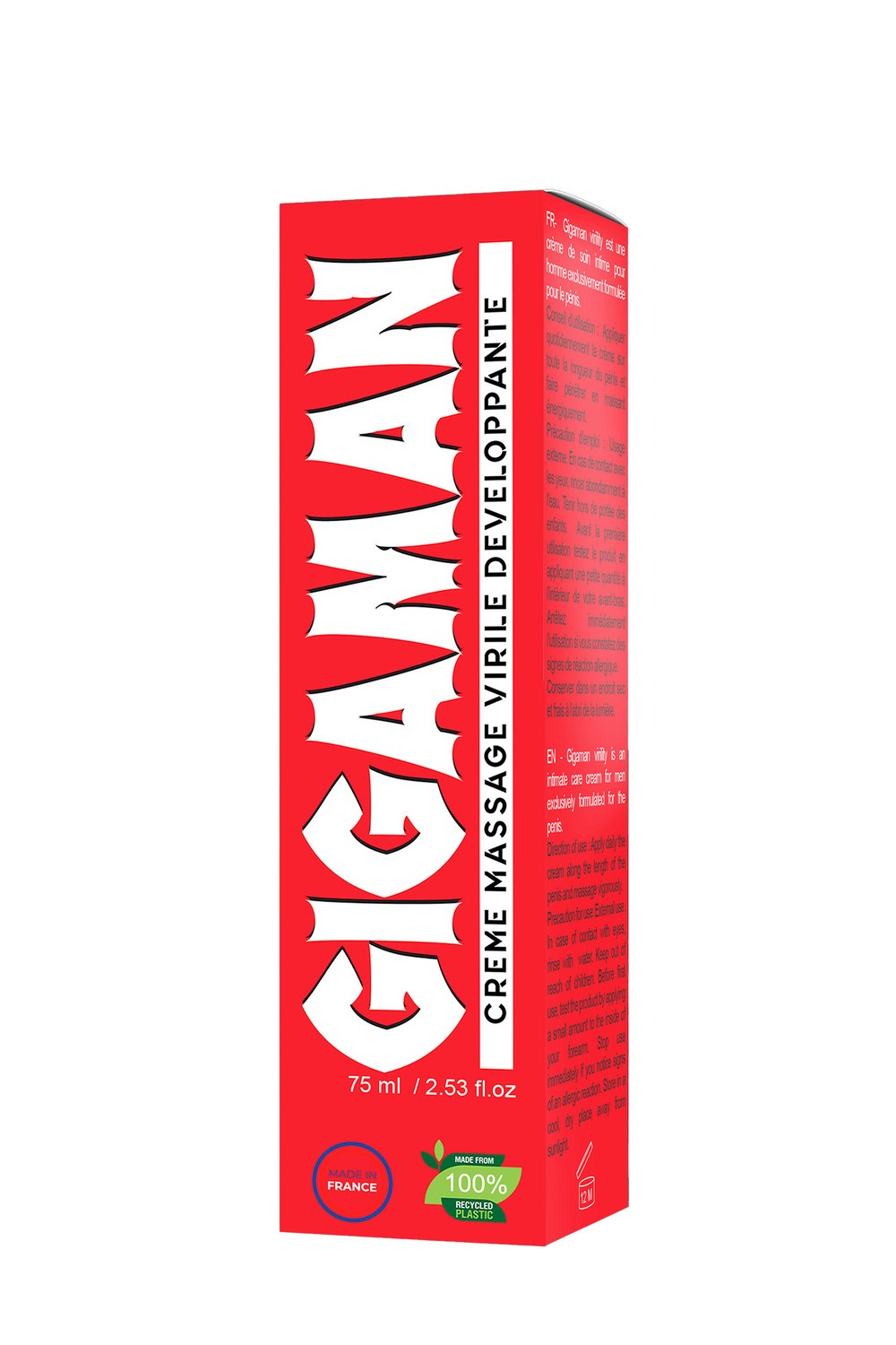GIGAMAN Crème de Développement pour Homme 75 ml - RUF — RUF, sélection SENVÉLYA