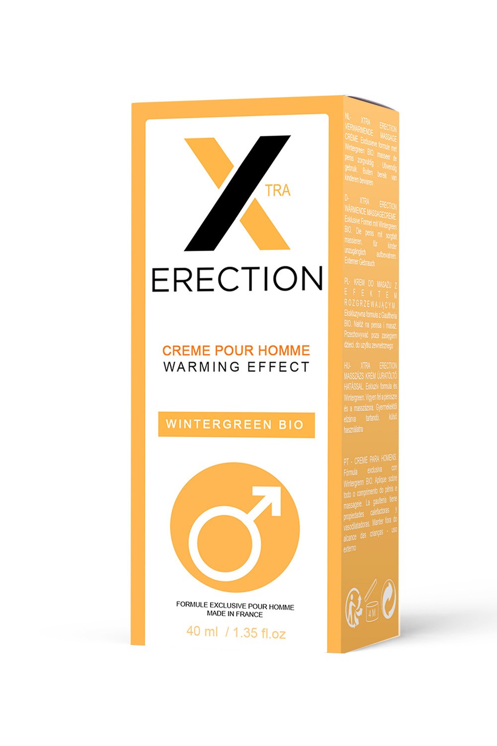 XTRA ERECTION Crème Intime Stimulante Chauffante 40 ml - RUF — RUF, sélection SENVÉLYA