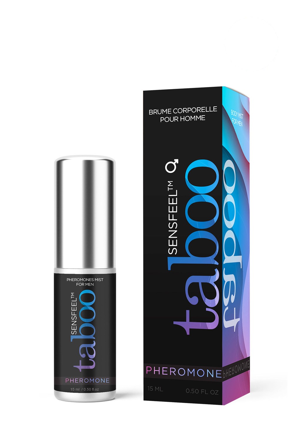 TABOO PHEROMONE HOMME Brume Corporelle aux Phéromones pour Homme 15 ml - RUF — RUF, sélection SENVÉLYA